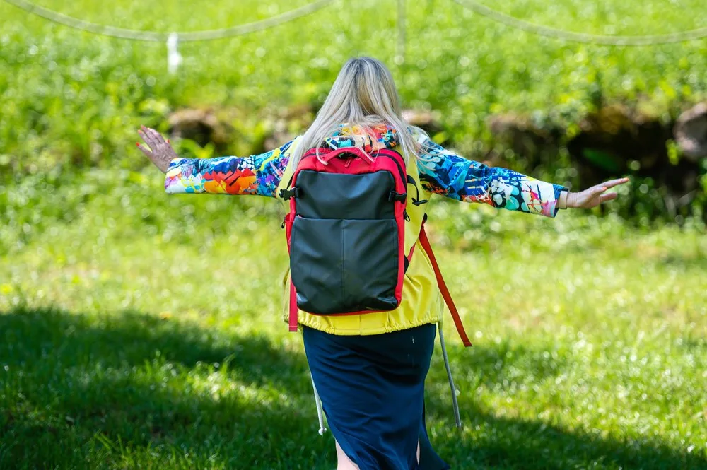 Un sac de voyage
